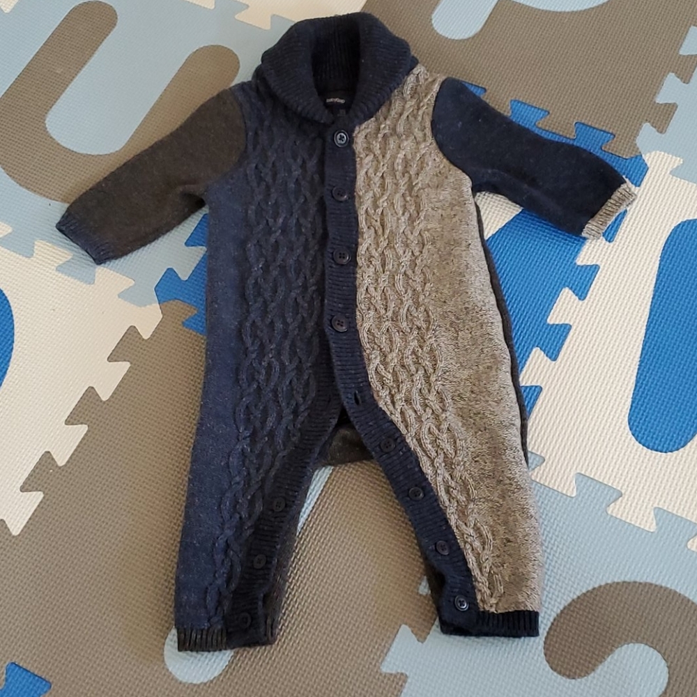 EUC baby sweater one piece